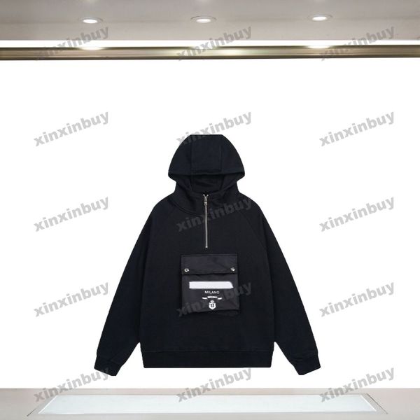 xinxinbuy men women designer sweatshirt nylon big pocket letter printing sweater green gray blue black white m-2xl, Black;brown
xinxinbuy men women designer sweatshirt nylon big pocket letter printing sweater green gray blue black white m-2xl, Black;brown