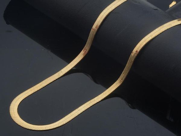1pcs 4mm 5mm 9mm men women yellow gold colorwhite link herringbone necklace whole chains jewelry2075590, Silver
1pcs 4mm 5mm 9mm men women yellow gold colorwhite link herringbone necklace whole chains jewelry2075590, Silver