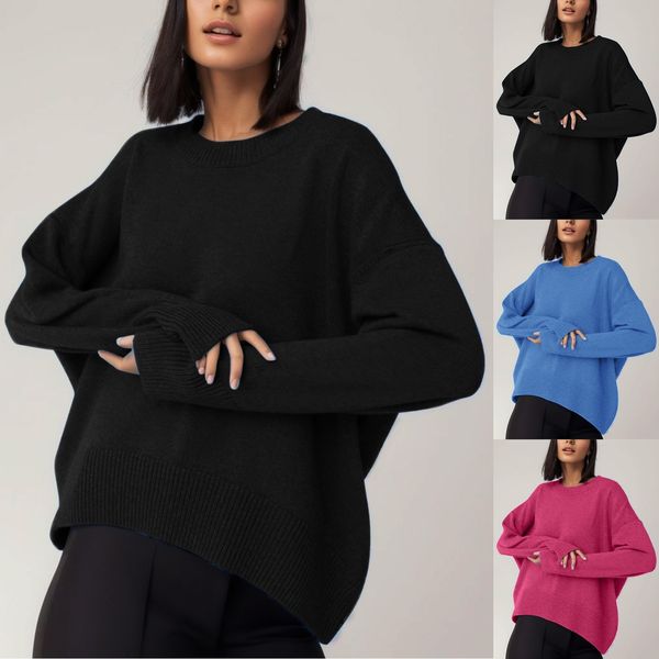 men s hoodies sweatshirts for big and tall women soild color round neck long sleeve pullover solid loose temperament knitted sweater 230821, Black
men s hoodies sweatshirts for big and tall women soild color round neck long sleeve pullover solid loose temperament knitted sweater 230821, Black