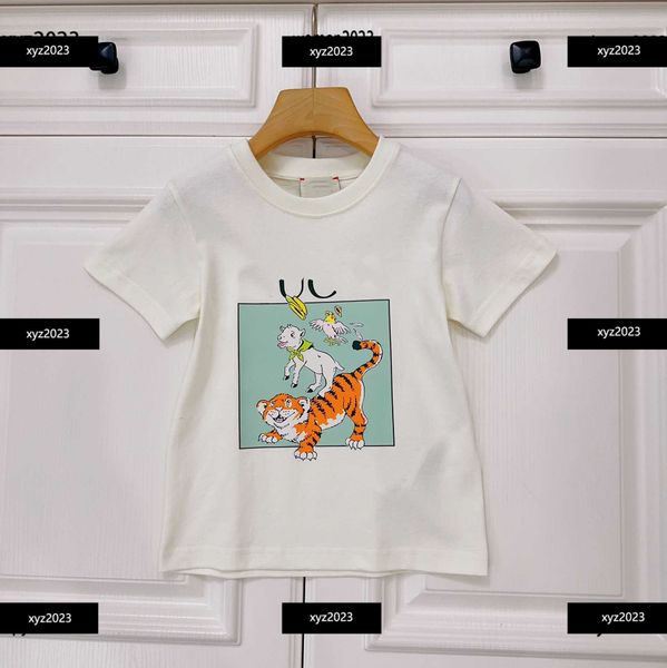 23ss summer kids designer t shirt animal play pattern short sleeve size 100-150cm round neck tees new arrival april17, Blue
23ss summer kids designer t shirt animal play pattern short sleeve size 100-150cm round neck tees new arrival april17, Blue