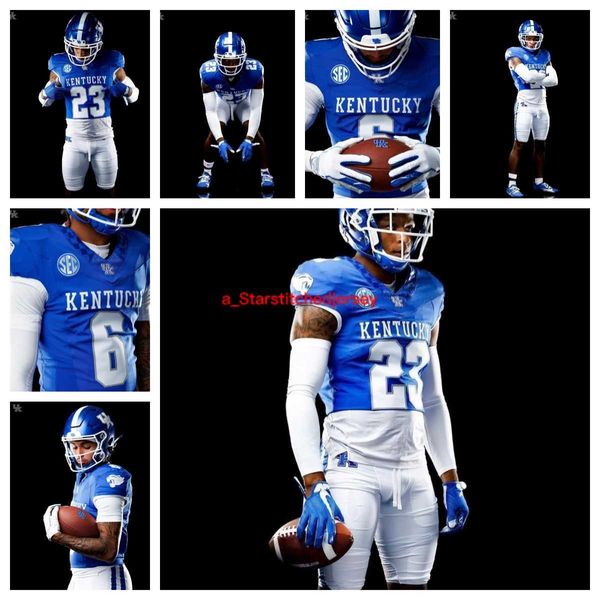 2023 kentucky wildcats football 30 avery stuart 3 dekel crowdus 22 grant godfrey 6 jonquis hardaway 65 grant bingham 13 j.j. weaver 9 tayvio, Black
2023 kentucky wildcats football 30 avery stuart 3 dekel crowdus 22 grant godfrey 6 jonquis hardaway 65 grant bingham 13 j.j. weaver 9 tayvio, Black