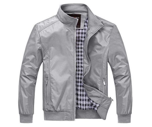 men jacket spring 2020 autumn solid color stand collar grey casual jackets m5xl 6xl outerwear men clothing plus size3581032, Black;brown
men jacket spring 2020 autumn solid color stand collar grey casual jackets m5xl 6xl outerwear men clothing plus size3581032, Black;brown