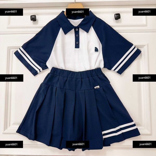 luxury kids designer clothes child sets baby clothes size 130-160 cm summer 2pcs polo shirt and pleated skirt april07, White
luxury kids designer clothes child sets baby clothes size 130-160 cm summer 2pcs polo shirt and pleated skirt april07, White