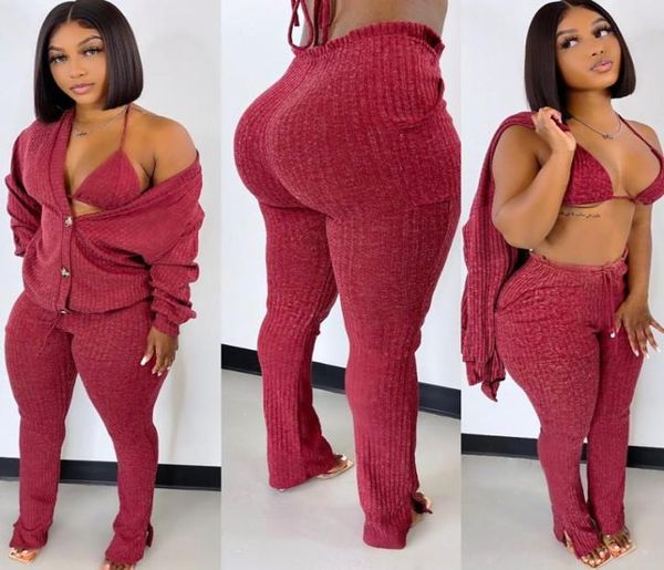 women 3 piece set knitted cardigans bra pants set sweater outwear coat matching set autumn winter knitted clubwear street55609020728, Gray
women 3 piece set knitted cardigans bra pants set sweater outwear coat matching set autumn winter knitted clubwear street55609020728, Gray