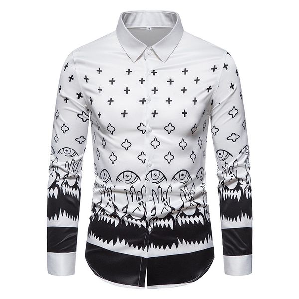 2023 mens shirt luxury designer fashion trend wear long sleeve business casual brand spring slimming -3xl #023, White;black
2023 mens shirt luxury designer fashion trend wear long sleeve business casual brand spring slimming -3xl #023, White;black
