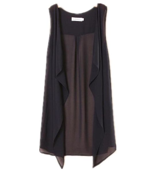 spring summer large size m4xl chiffon waistcoat vests for women cardigan loose women039s vest wild medium long thin4060876, Black;white
spring summer large size m4xl chiffon waistcoat vests for women cardigan loose women039s vest wild medium long thin4060876, Black;white