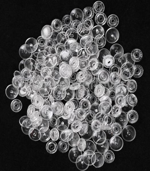 200 sets clear resin snap buttons plastic snaps fasteners press studs size t5 caps81221484156210, Black
200 sets clear resin snap buttons plastic snaps fasteners press studs size t5 caps81221484156210, Black