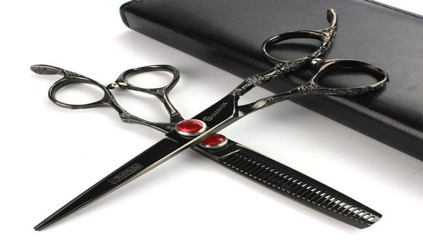 black professional hairdressing scissors 60 inch 440c cutting shears japanese hair salon hair styling to thinning scissors set1433845
black professional hairdressing scissors 60 inch 440c cutting shears japanese hair salon hair styling to thinning scissors set1433845