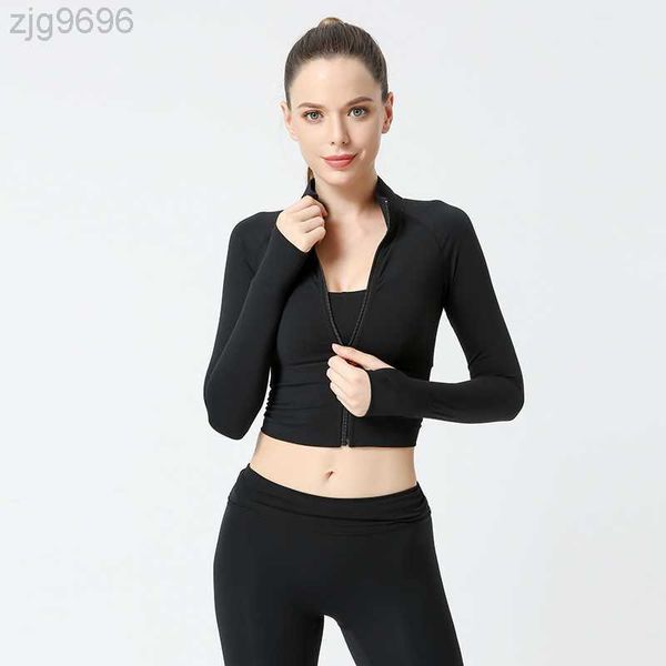 desginer alos yoga jacketoriginal women's autumn/winter coat sportswear tight elastic running zipper fitness shirt long sleeve, Black;brown
desginer alos yoga jacketoriginal women's autumn/winter coat sportswear tight elastic running zipper fitness shirt long sleeve, Black;brown