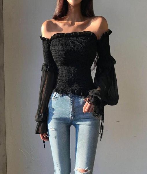 solid color pleated bow fashion women ladies long sleeve off shoulder cropped blouse shirt lace up corset whiteblack2177857, White
solid color pleated bow fashion women ladies long sleeve off shoulder cropped blouse shirt lace up corset whiteblack2177857, White