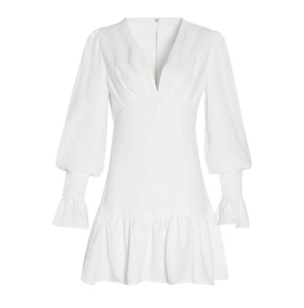 730 2022 runway dress brand same style dress long sleeve empire fashion womens dress white mid calf aicai6807499, Black
730 2022 runway dress brand same style dress long sleeve empire fashion womens dress white mid calf aicai6807499, Black