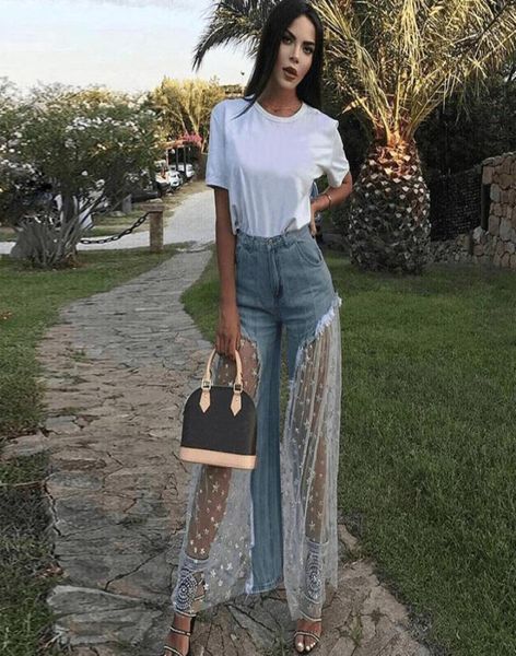 women summer high waist pants stars sheer mesh patchwork see through tunic loose jeans wide leg beach casual denim trousers14859830, Blue
women summer high waist pants stars sheer mesh patchwork see through tunic loose jeans wide leg beach casual denim trousers14859830, Blue