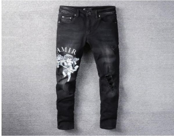 black letter angel printing slim jeans mens jeans skinny streetwear motorcycle pants hip hop men los hombres4331427, Blue
black letter angel printing slim jeans mens jeans skinny streetwear motorcycle pants hip hop men los hombres4331427, Blue
