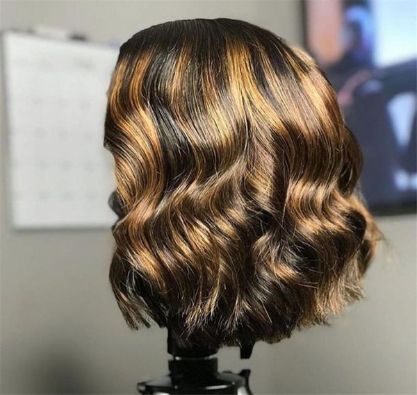 highlights colored human hair wig with baby hair natural wave lace front wigs pre plucked glueless short bob 13x6 lace wig8440830, Black;brown
highlights colored human hair wig with baby hair natural wave lace front wigs pre plucked glueless short bob 13x6 lace wig8440830, Black;brown
