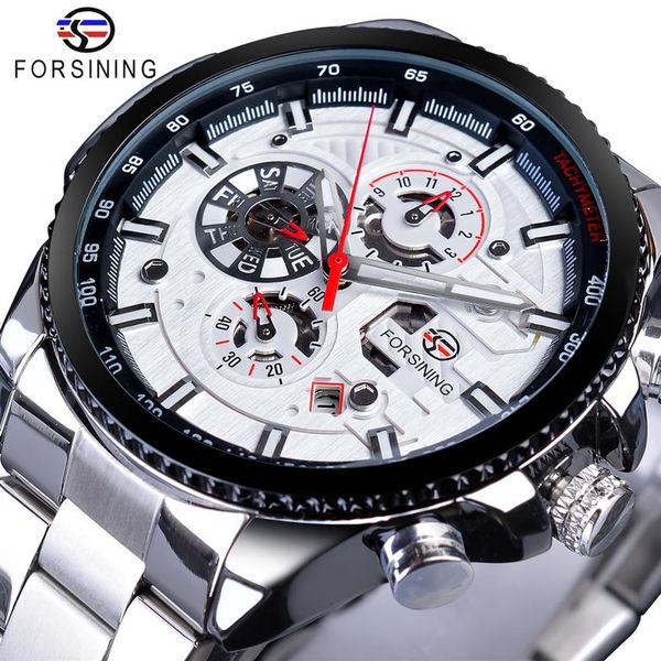 forsining watch brand luxury date luminous hands complete calendar mens automatic watches silver stainless steel strap wrist w255y, Slivery;brown
forsining watch brand luxury date luminous hands complete calendar mens automatic watches silver stainless steel strap wrist w255y, Slivery;brown