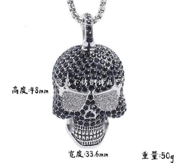 pendant necklaces necklace jewelry hip hop personality punk super large diamond skull titanium steel nelace56527645710615, Silver
pendant necklaces necklace jewelry hip hop personality punk super large diamond skull titanium steel nelace56527645710615, Silver