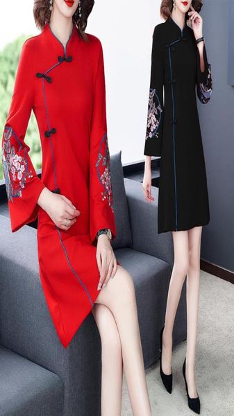 casual dresses 2021 spring improved cheongsam female ancient hanfu retro chinese style dress floral flare sleeve buckle party wome5485984, Black;gray
casual dresses 2021 spring improved cheongsam female ancient hanfu retro chinese style dress floral flare sleeve buckle party wome5485984, Black;gray