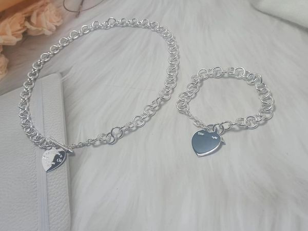 new arrival necklace with hollow connect link for women wedding necklace bracelet earring women jewelry tiffanies gift, Silver
new arrival necklace with hollow connect link for women wedding necklace bracelet earring women jewelry tiffanies gift, Silver