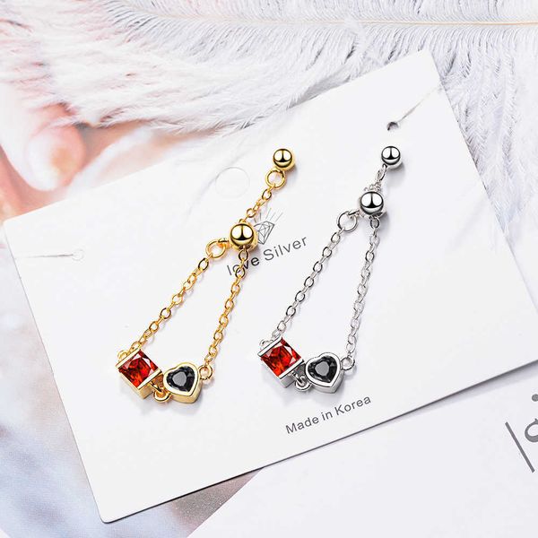 band rings colors 925 sterling silver adjustable love heart chain index finger rings for women r230822
band rings colors 925 sterling silver adjustable love heart chain index finger rings for women r230822