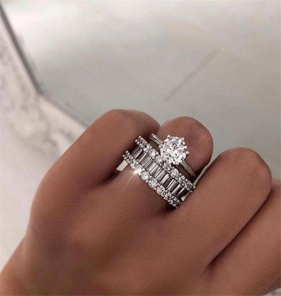unique 2pcs couple rings classical jewelry six claw real 925 sterling silver white z stack cz diamond women wedding bridal rin2296302, Slivery;golden
unique 2pcs couple rings classical jewelry six claw real 925 sterling silver white z stack cz diamond women wedding bridal rin2296302, Slivery;golden