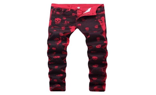 men039s jeans 2021 male fashion skeleton skull printed night club personality slim fit red denim pants long trousers4340284, Blue
men039s jeans 2021 male fashion skeleton skull printed night club personality slim fit red denim pants long trousers4340284, Blue