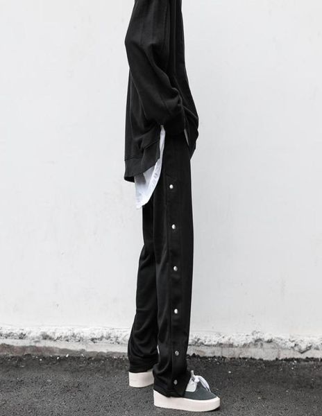 men039s pants mens clothing streetwear simple sports side button split straight loose casual stacked sweatpants men8683296, Black
men039s pants mens clothing streetwear simple sports side button split straight loose casual stacked sweatpants men8683296, Black