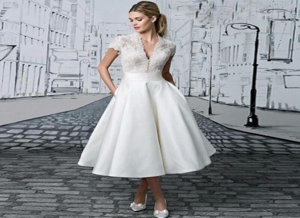 2023 vneck short wedding dress robe de mariage appliques lace tealength illusion bridal gown vestido de novia3088539, White
2023 vneck short wedding dress robe de mariage appliques lace tealength illusion bridal gown vestido de novia3088539, White