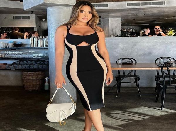 casual dresses 2023 spring new color collision splicing medium length bag hip skirt hollowed out suspender dress female4348416, Black;gray
casual dresses 2023 spring new color collision splicing medium length bag hip skirt hollowed out suspender dress female4348416, Black;gray