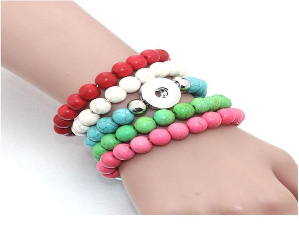 5 multi color natural stone pearl stretch beaded snaps bracelet 18mm snap button jewelry for snap jewe jllevk4636057, Golden;silver
5 multi color natural stone pearl stretch beaded snaps bracelet 18mm snap button jewelry for snap jewe jllevk4636057, Golden;silver