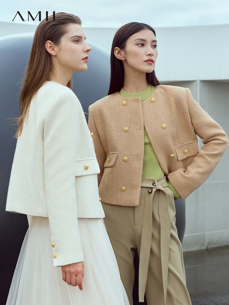 women s jackets amii minimalism french fragrance coat for women 2023 autumn short loose o neck double breasted 12343169 230822, Black;brown
women s jackets amii minimalism french fragrance coat for women 2023 autumn short loose o neck double breasted 12343169 230822, Black;brown
