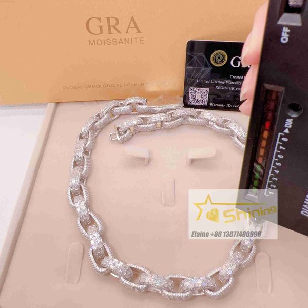 luxury design iced out sterling silver pure for men vvs moissanite cuban link chain
luxury design iced out sterling silver pure for men vvs moissanite cuban link chain