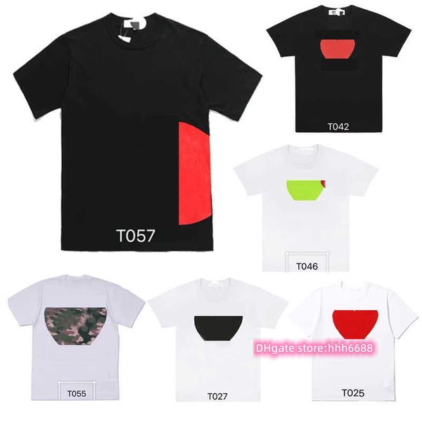 men's t-shirts fashion mens play designer red heart casual women shirts de badge high quanlity cotton embroidery bnny, White;black
men's t-shirts fashion mens play designer red heart casual women shirts de badge high quanlity cotton embroidery bnny, White;black