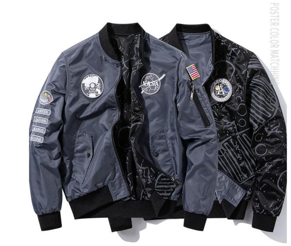 european and american new doublesided men039s leisure sports jacket coat autumn winter air force flight suit youth fashion lar6145451, Black;brown
european and american new doublesided men039s leisure sports jacket coat autumn winter air force flight suit youth fashion lar6145451, Black;brown