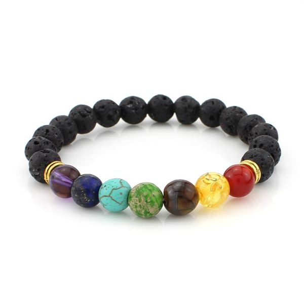 muti-color mens bracelets black lava 7 chakra healing balance beads bracelet for women reiki prayer yoga bracelet stones231p, Golden;silver
muti-color mens bracelets black lava 7 chakra healing balance beads bracelet for women reiki prayer yoga bracelet stones231p, Golden;silver