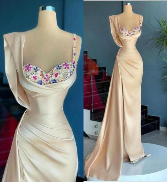 fantastic champagne gold mermaid evening dresses with crystals beads cap sleeve pleats ruffles long party occasion gowns prom dres5808566, Black;red
fantastic champagne gold mermaid evening dresses with crystals beads cap sleeve pleats ruffles long party occasion gowns prom dres5808566, Black;red