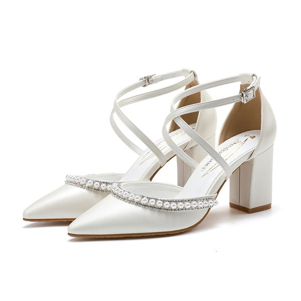 dress shoes women's shoes high heels pumps wedding bride shoes pearl rhinestones thick high-heeled pointed toe for spring sandals 23082, Black
dress shoes women's shoes high heels pumps wedding bride shoes pearl rhinestones thick high-heeled pointed toe for spring sandals 23082, Black