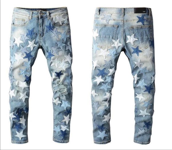 2022 mens jeans hip hop high street fashion retro torn fold stitching men039s woemns designer motorcycle riding slim fitting ca2186614, Blue
2022 mens jeans hip hop high street fashion retro torn fold stitching men039s woemns designer motorcycle riding slim fitting ca2186614, Blue