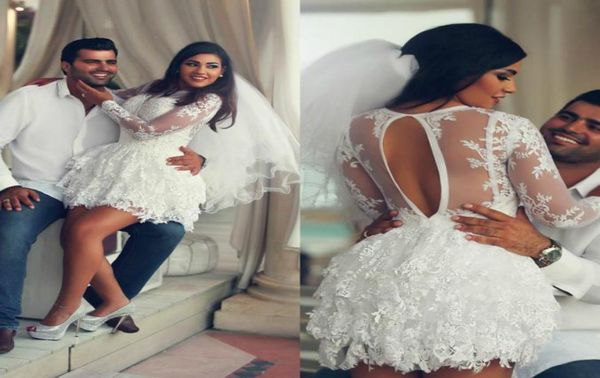 short lace wedding dresses 2019 summer bead bridal gowns with sleeves sheer a line hollow wedding dress4197928, White
short lace wedding dresses 2019 summer bead bridal gowns with sleeves sheer a line hollow wedding dress4197928, White