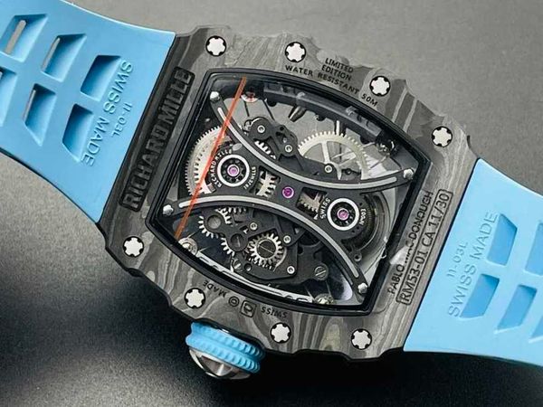 tourbillon watch rm53-01 rm53 pablo mac donough superb men wrist watches 169d high-end quality mechanical uhr ntpt all carbon fiber case mon, Slivery;brown
tourbillon watch rm53-01 rm53 pablo mac donough superb men wrist watches 169d high-end quality mechanical uhr ntpt all carbon fiber case mon, Slivery;brown