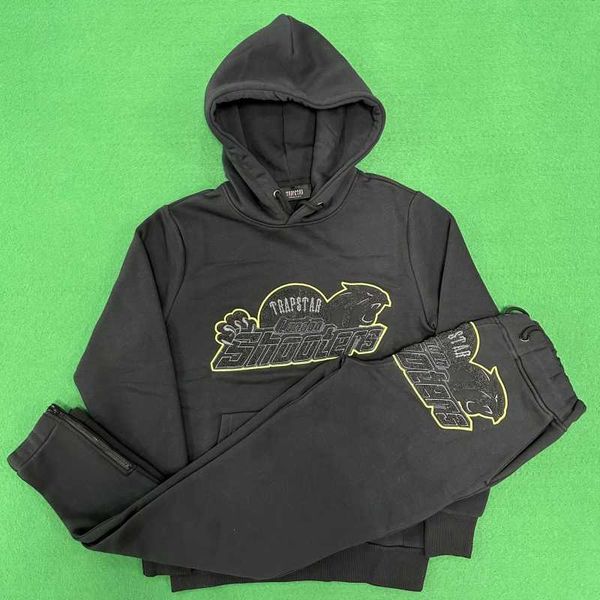 black sports suit trapstar london shooter collection sweatshirt women tiger head hoodies men running fitness trousers new sets, Black;brown
black sports suit trapstar london shooter collection sweatshirt women tiger head hoodies men running fitness trousers new sets, Black;brown