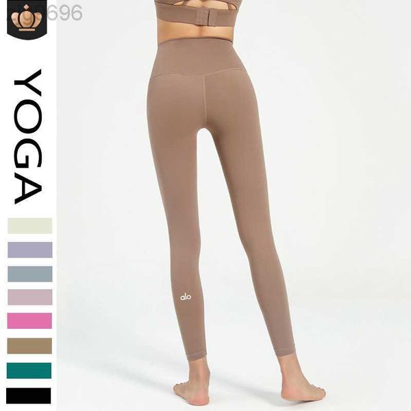desginer al yoga pants women's naked traceless abdominal tight fitness pants high waist raised hips no t thread peach hip sports tights, Black
desginer al yoga pants women's naked traceless abdominal tight fitness pants high waist raised hips no t thread peach hip sports tights, Black