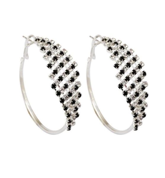 new fashion clear black white rhinstone crystal circel hoop earrings nightclub hoop earring for women lt25293462, Golden;silver
new fashion clear black white rhinstone crystal circel hoop earrings nightclub hoop earring for women lt25293462, Golden;silver