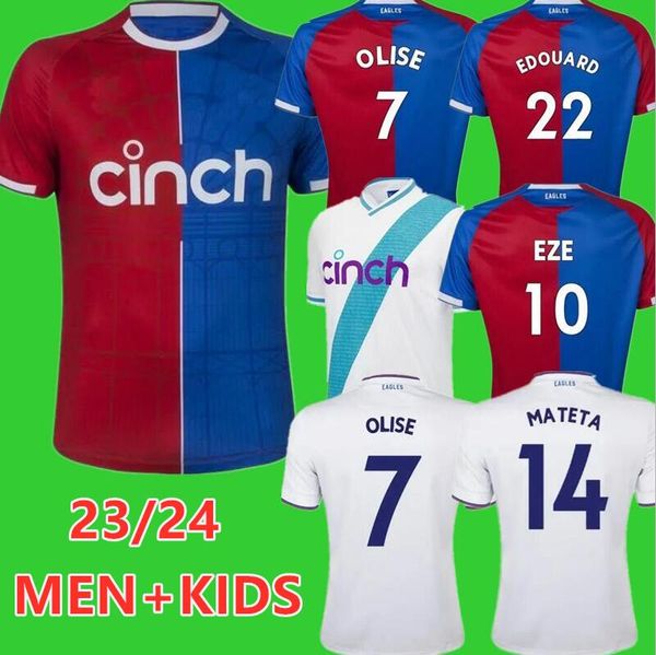 23 24 eagles soccer jerseys cpfc kits 2023 2024 edouard zaha milivojevic mateta j. ayew sakho townsend meyer schlupp chlupp men kids footbal, Black;yellow
23 24 eagles soccer jerseys cpfc kits 2023 2024 edouard zaha milivojevic mateta j. ayew sakho townsend meyer schlupp chlupp men kids footbal, Black;yellow