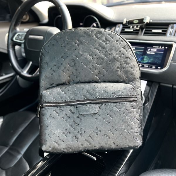 Discovery Luxury Designer Mens Backpack High Quality Embossed Leather Backpack Men's Monograms Canvas Outdoor Bag Bookbag Designer Backpack, Black flower
Discovery Luxury Designer Mens Backpack High Quality Embossed Leather Backpack Men's Monograms Canvas Outdoor Bag Bookbag Designer Backpack, Black flower