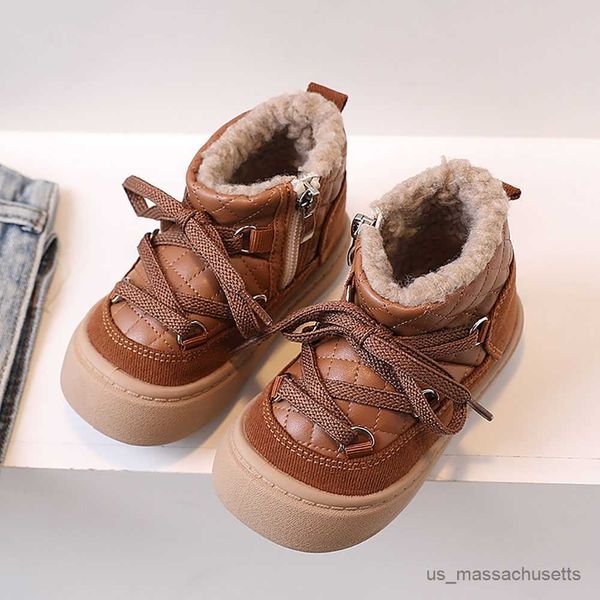 boots fashion snow boots for children style leather plaid sewing boys girls winter boots thick warm plush footwear r230822, Black;grey
boots fashion snow boots for children style leather plaid sewing boys girls winter boots thick warm plush footwear r230822, Black;grey