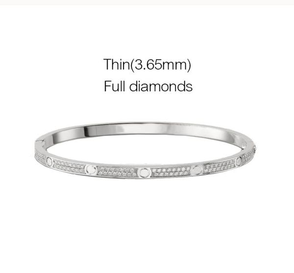 bangles thin love bracelet with screwdriver gold rose platinum full diamond designer bangles fashion jewelry womans 365mm bracele6681494, Black
bangles thin love bracelet with screwdriver gold rose platinum full diamond designer bangles fashion jewelry womans 365mm bracele6681494, Black