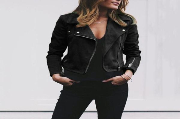 fashion womens ladies retro rivet zipper up bomber jacket casual coat soft leather coat lady autumn winter basic outerwear 71926412539963, Black;brown
fashion womens ladies retro rivet zipper up bomber jacket casual coat soft leather coat lady autumn winter basic outerwear 71926412539963, Black;brown