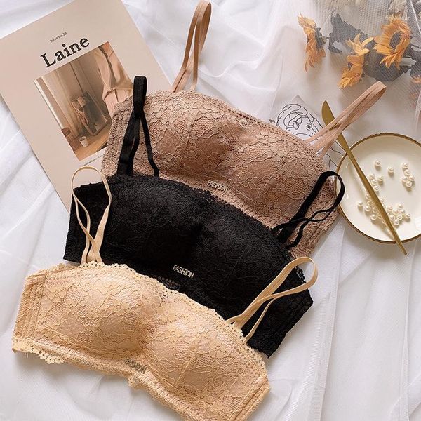bras lace push up bra thin small chest non-slip wireless underwear lingerie girls for women, Red;black
bras lace push up bra thin small chest non-slip wireless underwear lingerie girls for women, Red;black