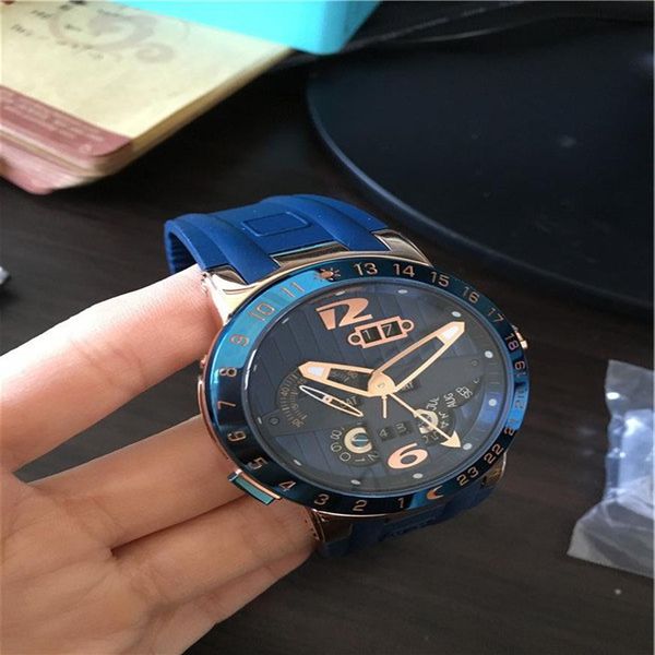2016 new arrival new style watch for man blue rubber watch mechanical automatic wristwatch un13238k, Slivery;brown
2016 new arrival new style watch for man blue rubber watch mechanical automatic wristwatch un13238k, Slivery;brown