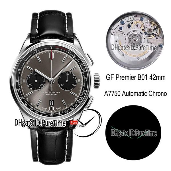 gf premier b01 eta a7750 automatic chronograph mens watch 42mm steel gray black dial ab0118221b1p1 black leather edition new 289j, Slivery;brown
gf premier b01 eta a7750 automatic chronograph mens watch 42mm steel gray black dial ab0118221b1p1 black leather edition new 289j, Slivery;brown